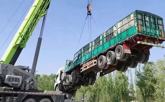 新华区道路脱困救援案例